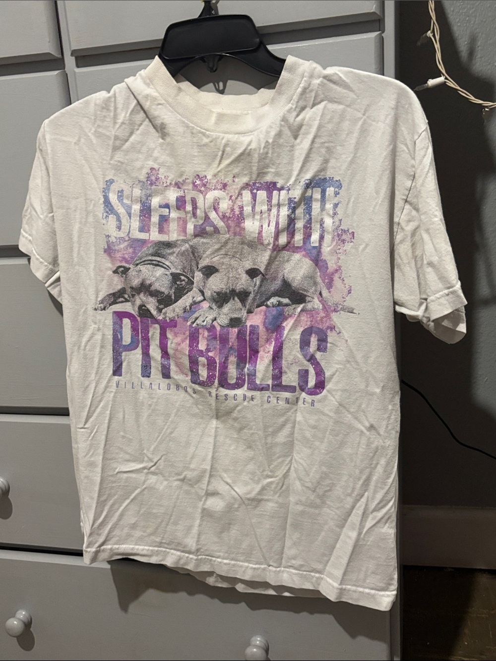 White 'Pit Bulls' Graphic Tee